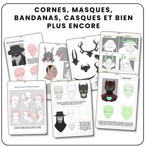 LE DESSIN DE TÊTE SIMPLIFIÉ VOLUME 2 : CONCEPTION ET STYLISATION DE PERSONNAGES