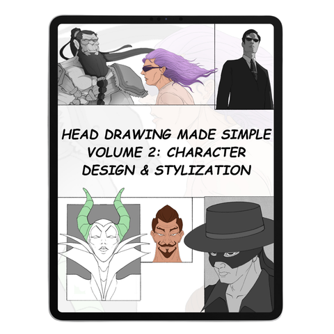 Head Drawing Made Simple, Volume 2: Character Design & Stylization