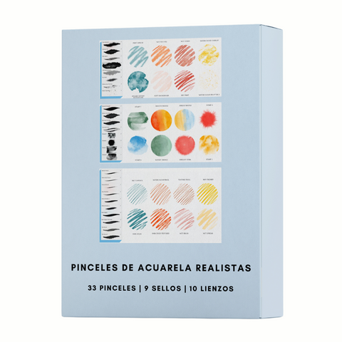 Juego de Pinceles de Acuarela