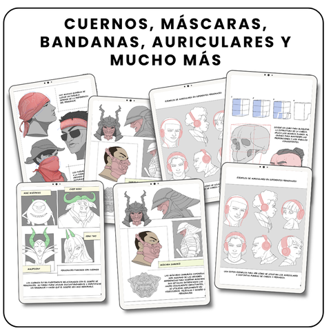 DIBUJO DE CABEZA HECHO SIMPLE VOLUMEN 2: DISEÑO Y ESTILIZACIÓN DE PERSONAJES